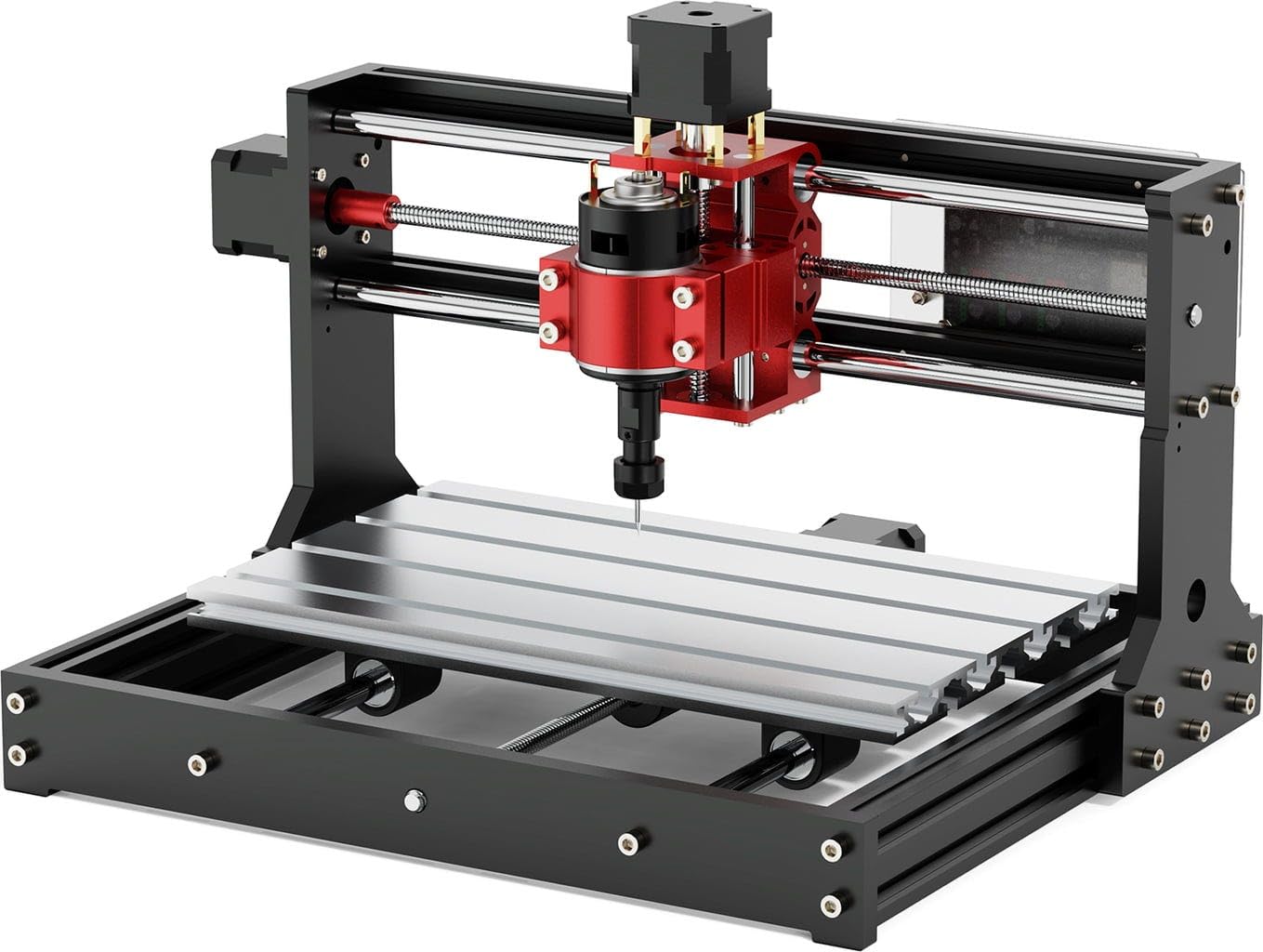 3idea Twotrees TTC 3018 Pro CNC Router Machine (Metal version),Upgraded 3-Axis Engraving All-Metal Milling Machine for Wood Acrylic MDF Nylon,300mmX180mmX40mm Working Area-picture-16