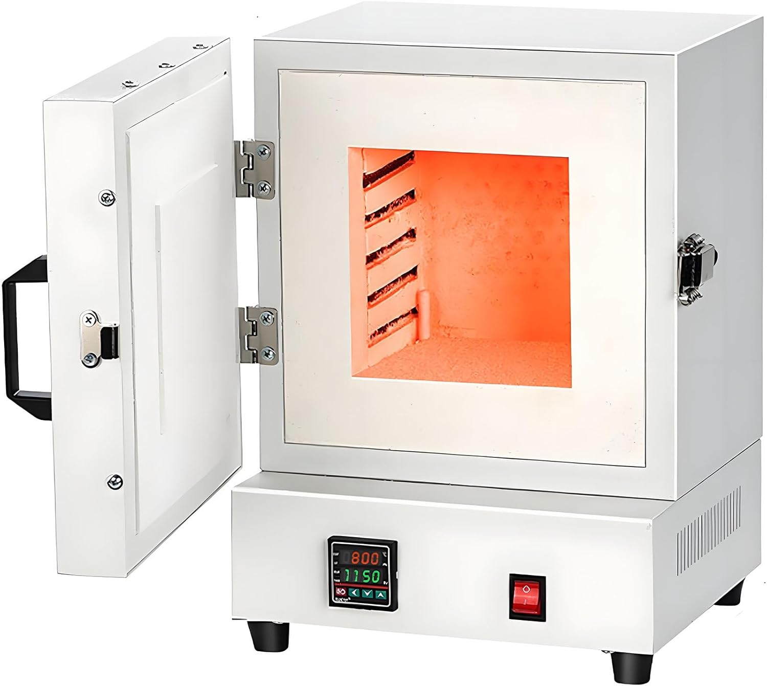 2000W Electric Burnout Oven Kiln,Electric Kiln Furnace 1150℃ Metal Melting Furnace,Lab Enclosed Muffle Furnaces,Closed Laboratory High-Temperature Furnace
