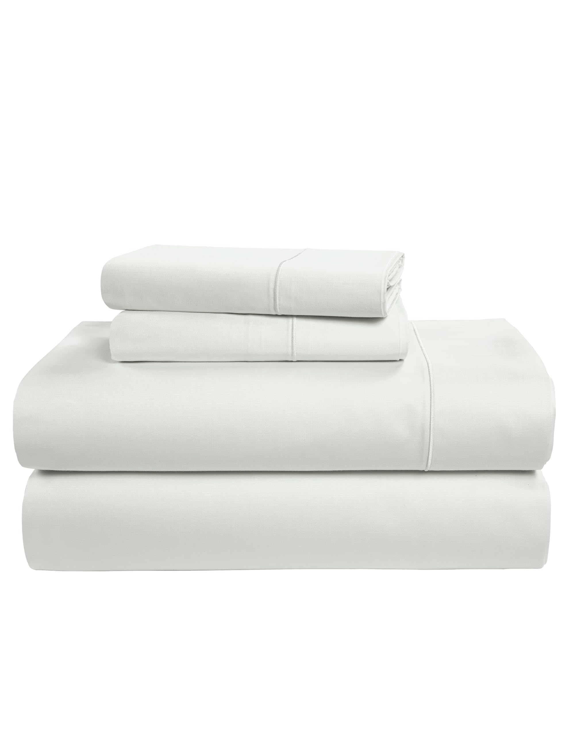 100% Egyptian Cotton Sheet Set Queen Size – Silky Sateen Weave Queen Sheet Set for Winter Sleep Comfort, 15" Snug Fit Deep Pocket, Breathable & Durable, Hotel-Quality Soft Luxury You Can Feel - Taupe — view 41