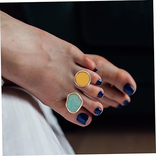 Miniatura 9 de Beavorty Herramienta de pedicura con diamantes de imitación, 8 piezas, protectores de pies para pies, separador de dedos de los dedos, separadores