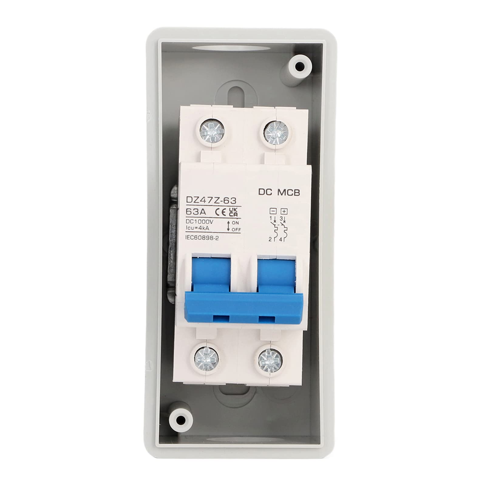 Acouto Sezionatore CC in Miniatura 63A 1000V IP65 per Pannello Solare Connettore del Fotovoltaico per un Sezionatore CC più SicuroSezionatore SolareSezionatore 63ASezionatore 1000 V
