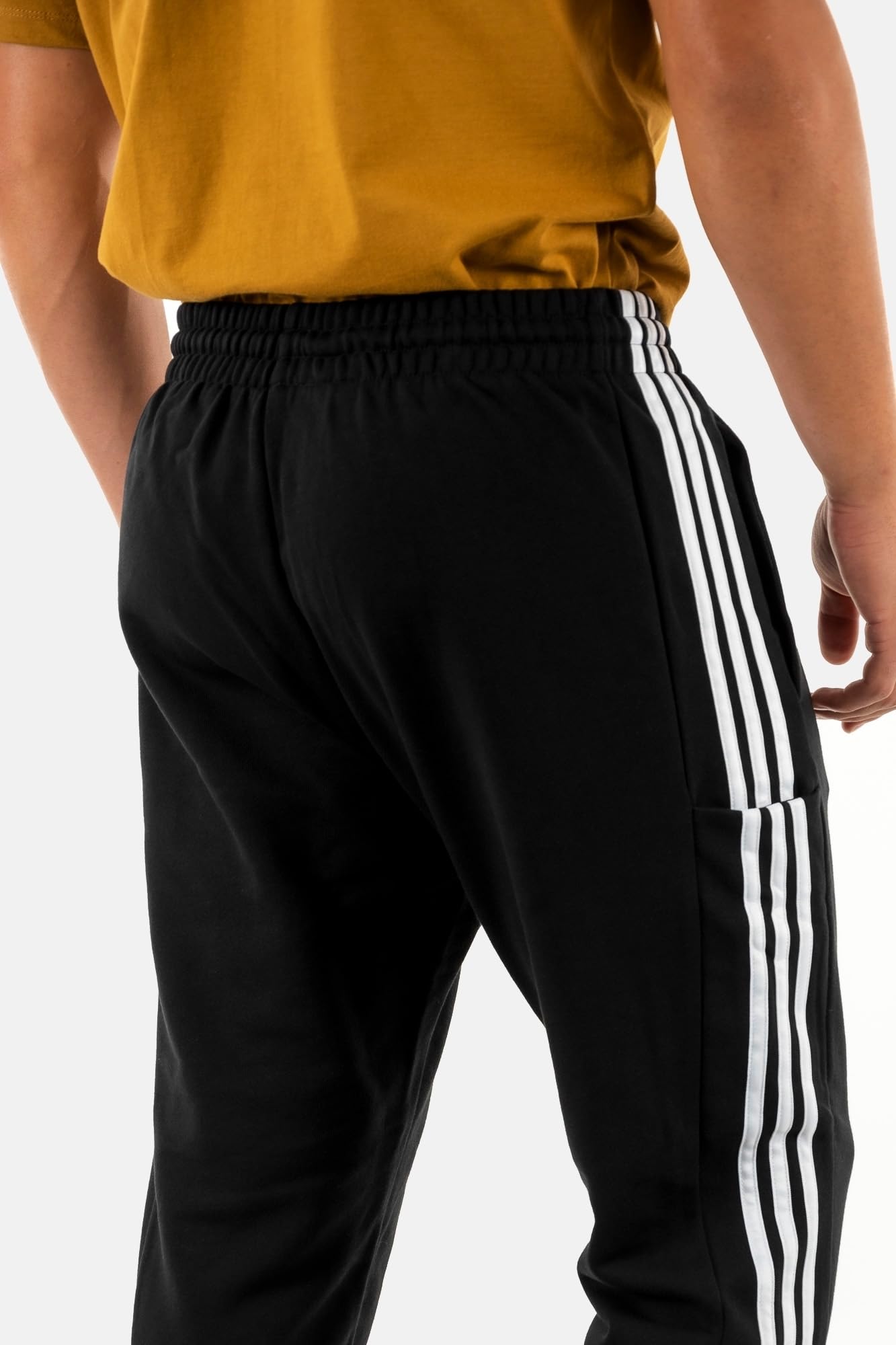 adidas - Essentials 3-Stripes Tapered Jogger Tricot Pants, Pantaloni Uomo