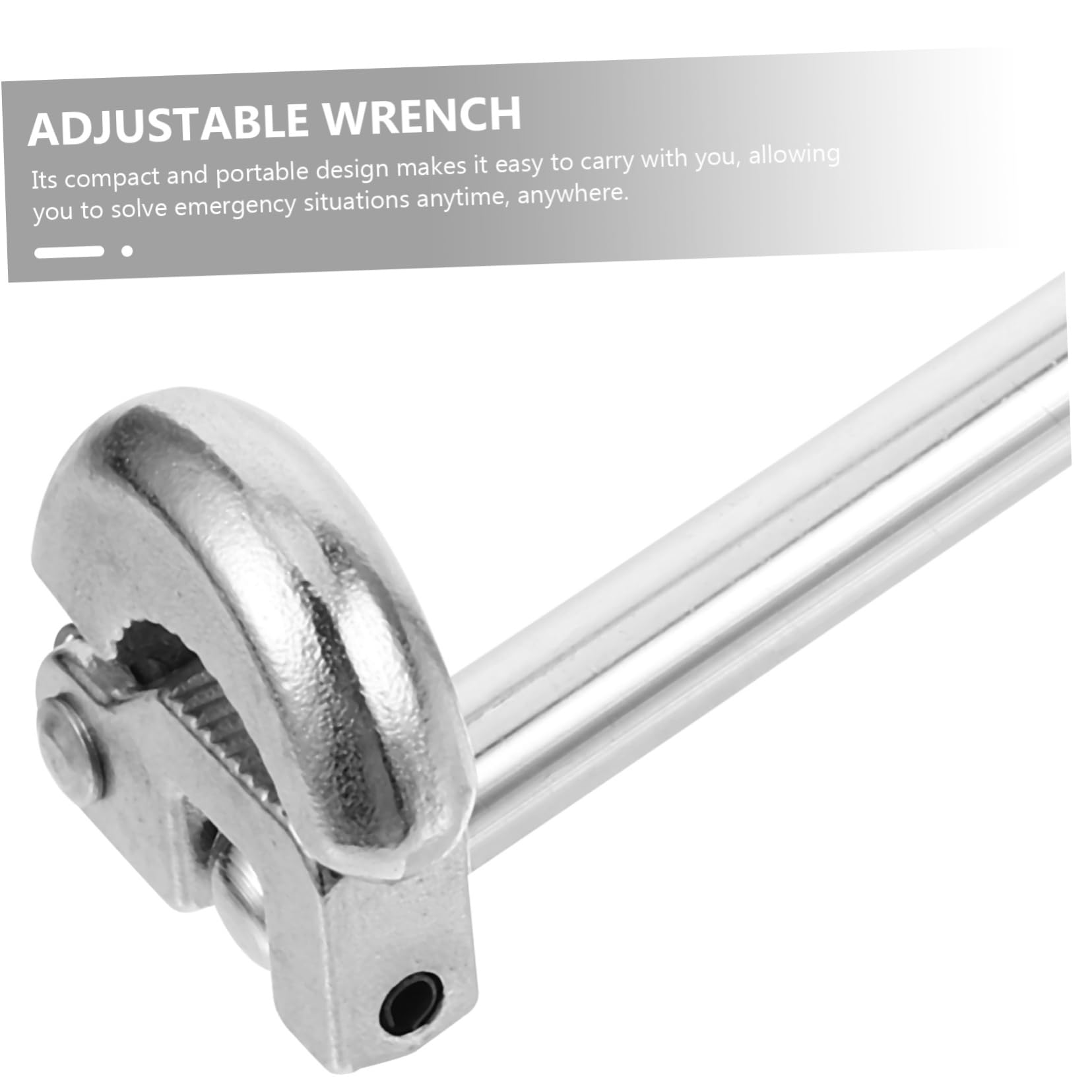Llave Ajustable para Fontanería Multifuncional de Inoxidable Herramienta y Portátil para Reducidos para Reparación de Fregaderos y de Plomería y Profesional