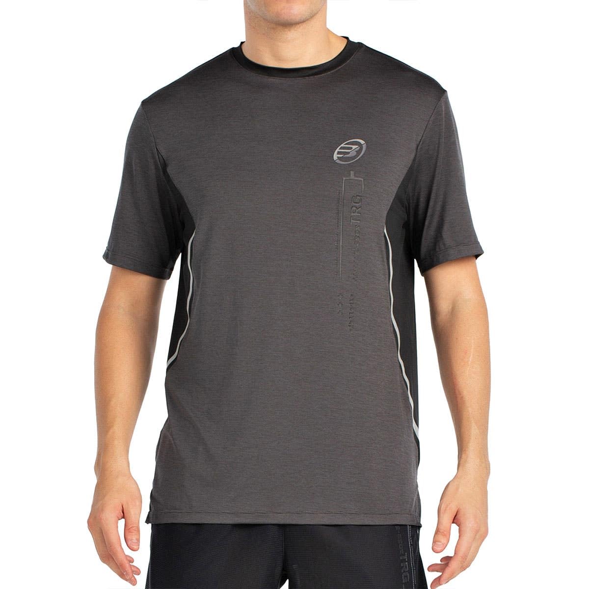 Bullpadel Men's Grey Becerre Short Sleeve T-Shirt Xl