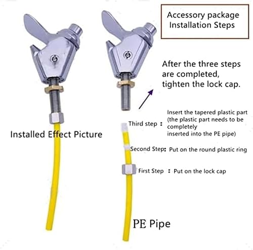 Miniatura 4 de Grifo de agua potable en cromo, 100% sin plomo, latón macizo, filtro de agua, grifo para beber al aire libre