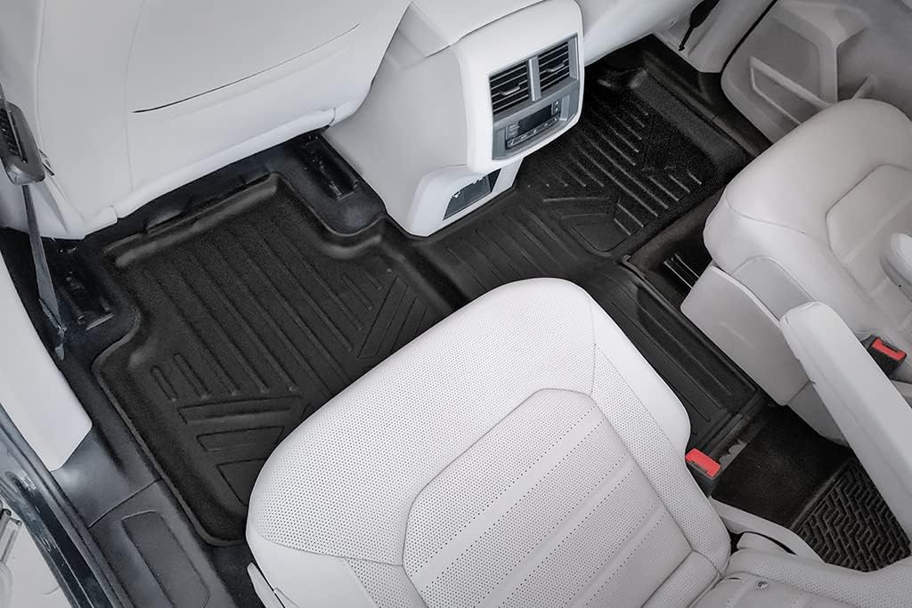 SMARTLINER Floor Mats - Cargo Liner Behind 2nd Row Set Compatible with 2018-2025 Volkswagen Atlas