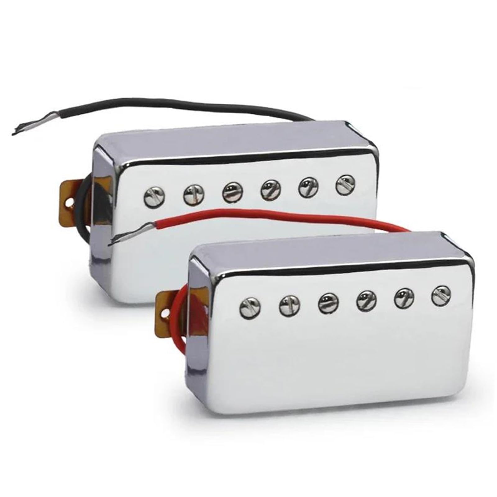 Piezas Y Repuestos Para Guitarras Eléctricas Pastilla De Guitarra Eléctrica Humbucker Con Mástil Dorado/cromado Pastilla De Puente Para Guitarra Eléctrica Estilo LP Pastilla De Guitarra Con Cubierta D