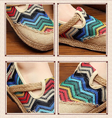 Espadrillas a Strisce da Donna comode Scarpe da