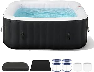 SunSwell 73-Inch Square Hot Tub