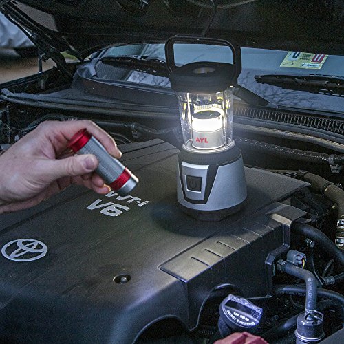 AYL Starlight 2-in-1 Water Resistant Extremely Bright LED Lantern Plus Built-in Flashlight, for Camping, Emergency, Backpacking, Hiking, Outdoor Adventures - Thumbnail 2