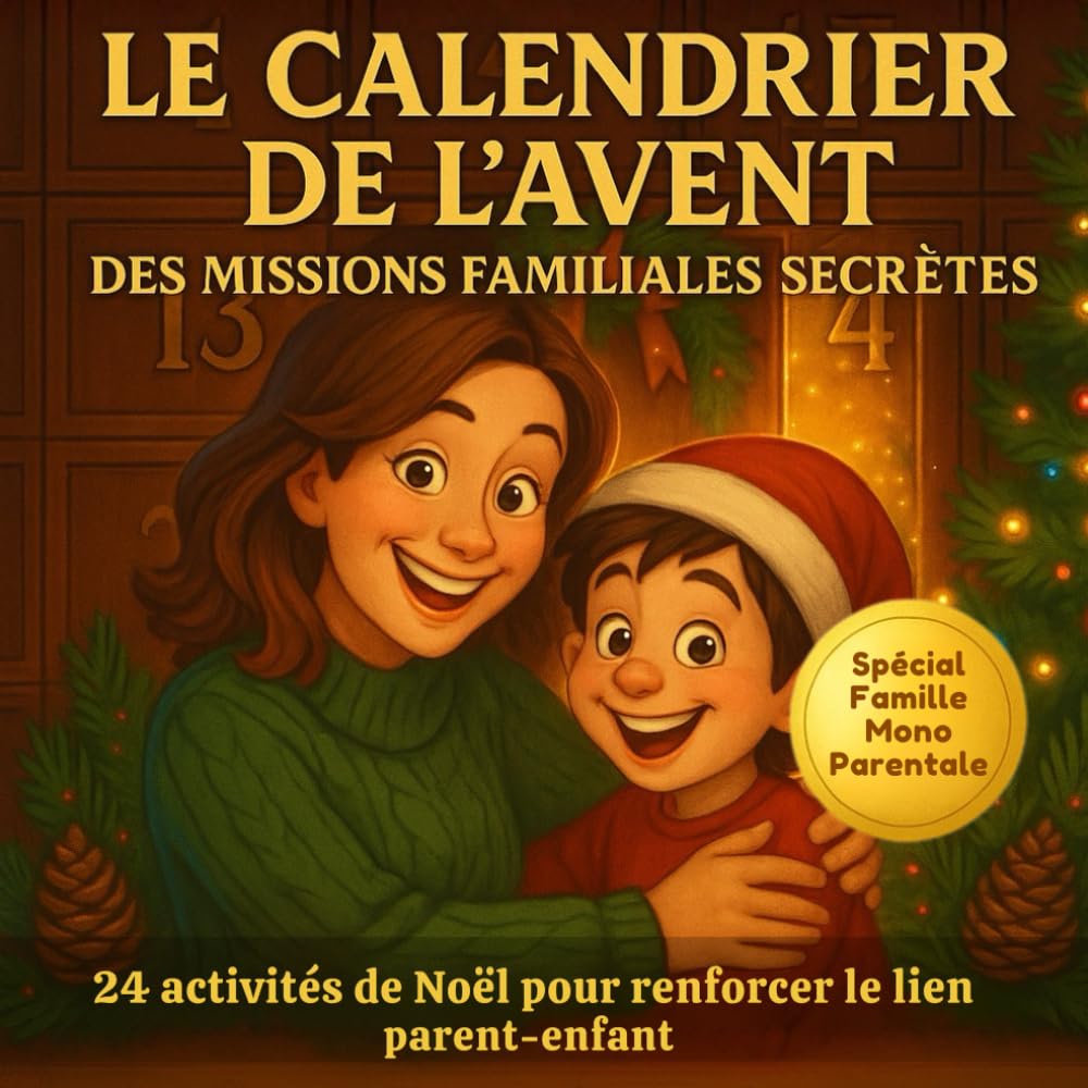 Le Calendrier de l’Avent des Missions Familiales Secrète : 24 activités de Noël pour renforcer le lien parent-enfant – Spécial famille monoparentale: ... chaleureux et d’aventures à vivre en duo