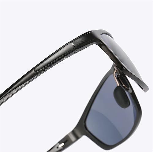 Miniatura 6 de Gafas de sol deportivas de aluminio y magnesio para hombre, con estilo, protección de seguridad para conducción, no bifocales