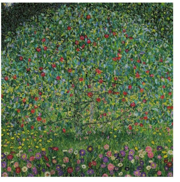 Broderie au point de croix kit Klimt grand format pour passionnés