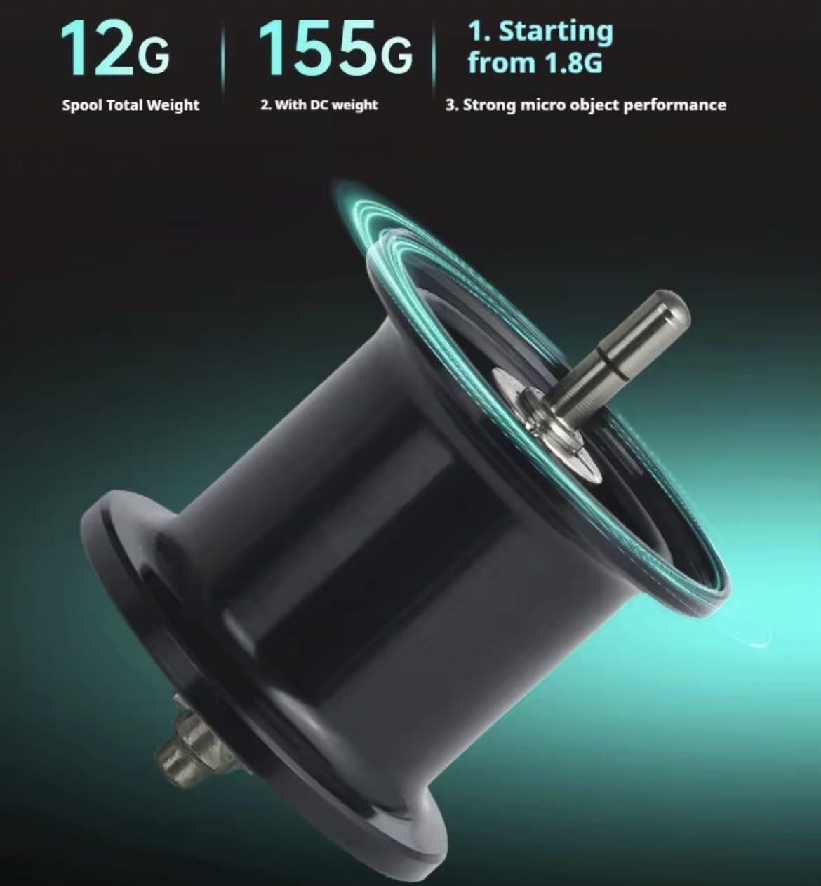 Amazon | LIZARD DC BLACK MYTH 155g 軽量 丸形 ベイトフィネス