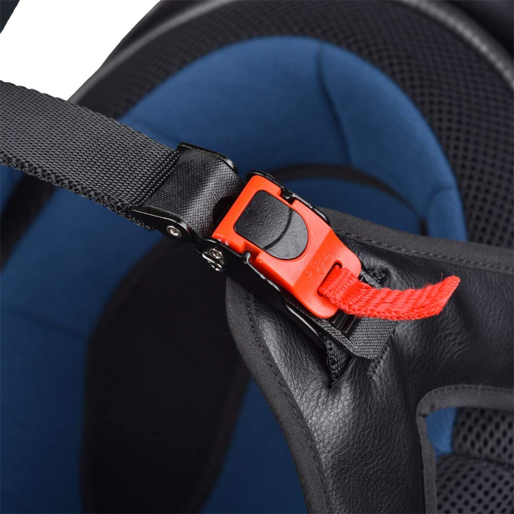 AHR Half Face Motorcycle Helmet DOT Approved Half Skull Cap Half Helmet for Bike Cruiser Chopper Run-C, Gloss Black, L