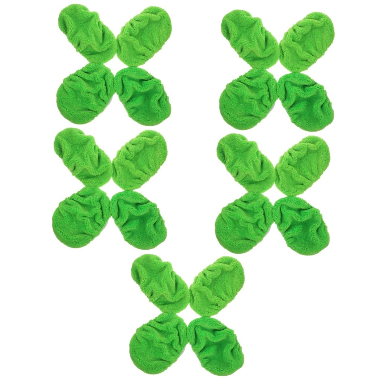 Ciieeo Lot De 5 De Rechange Pour Balai À Franges En Microfibre Faciles À Nettoyer Pour Sols Durs 4 Pièces X 5