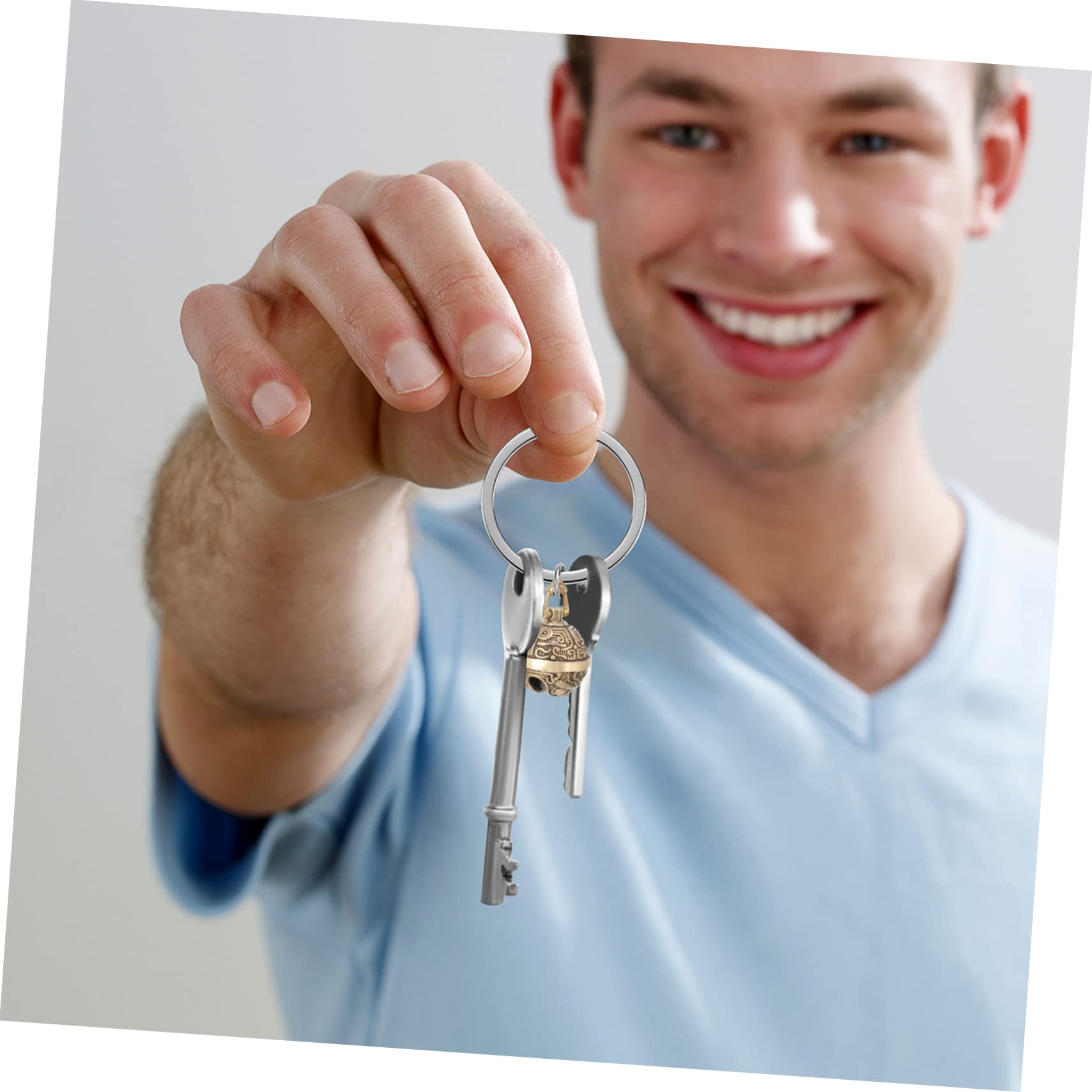 PRETYZOOM 4 Pcs Pattern Bell Vintage Bells Pendant DIY Crafts Pendant Vintage Metal Pendants Bell Charms Small Bells for Crafts Charm Pendant Craft Bells Vintage Bell Pendant DIY Bells Decor