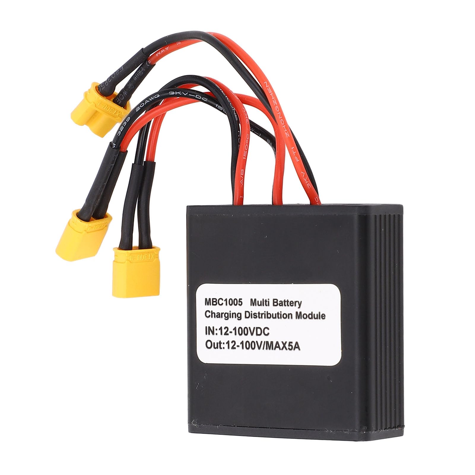 Convertidor de Descarga de Batería Doble para Bicicleta Eléctrica, Adaptador de Módulo Paralelo de Batería Dual 20 V-72 V (20 A), Interfaz XT30U, Hecho de ABS de Primera Calidad