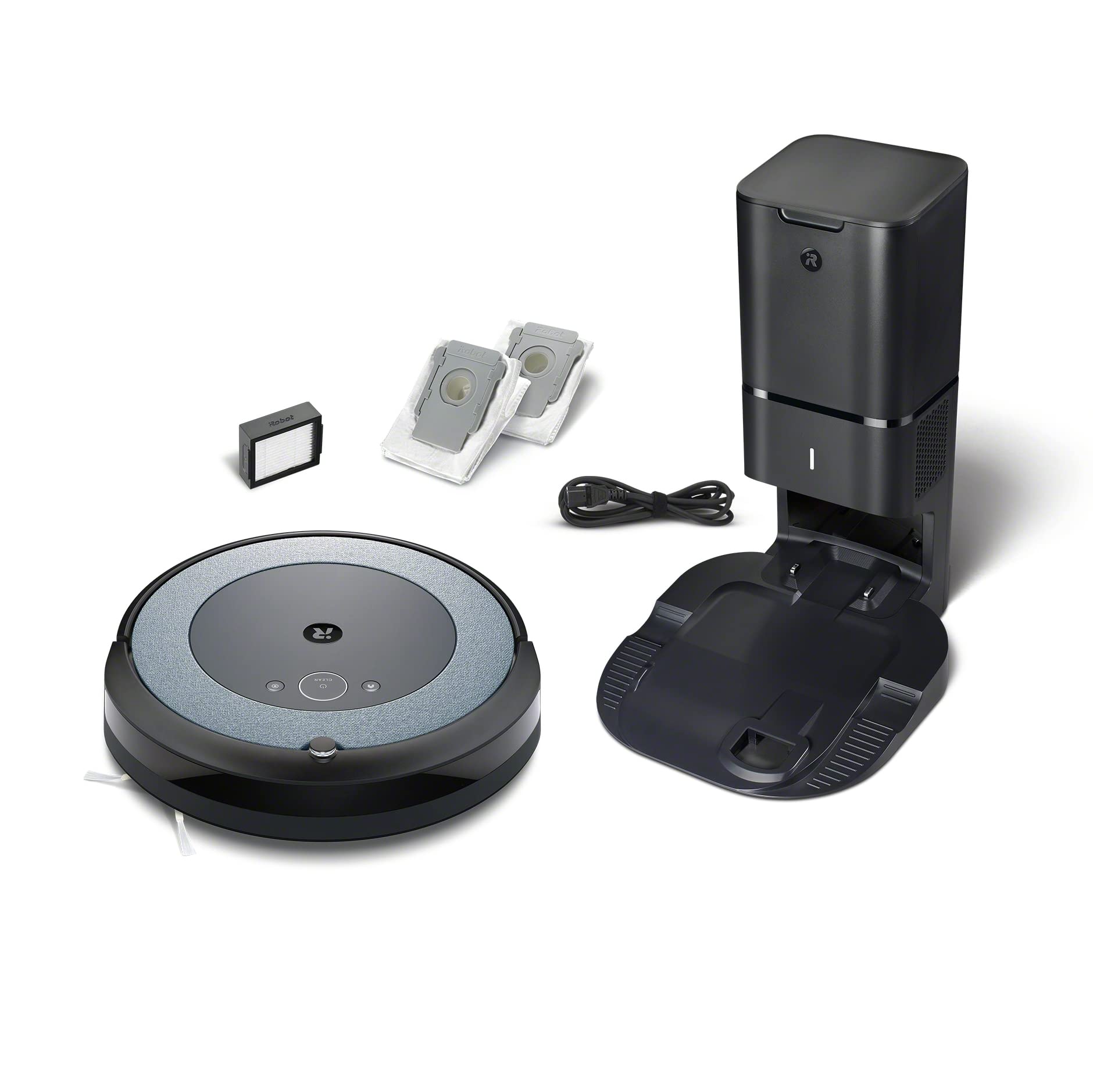 iRobot Robot Aspirador Roomba i3+ - Autovaciado automático de Suciedad - Ideal para Mascotas - Sugerencias Personalizadas - Compatible con tu Asistente de Voz y tecnología de Coordinación Imprint