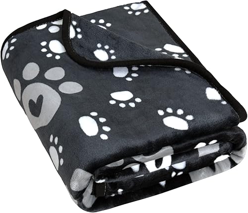 Manta para perro, manta de forro polar suave para perros grandes, manta de franela esponjosa para mascotas, gatos, cachorros, funda para cama y