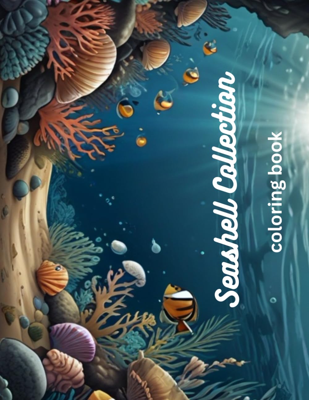 Seashell Collection: coloring book