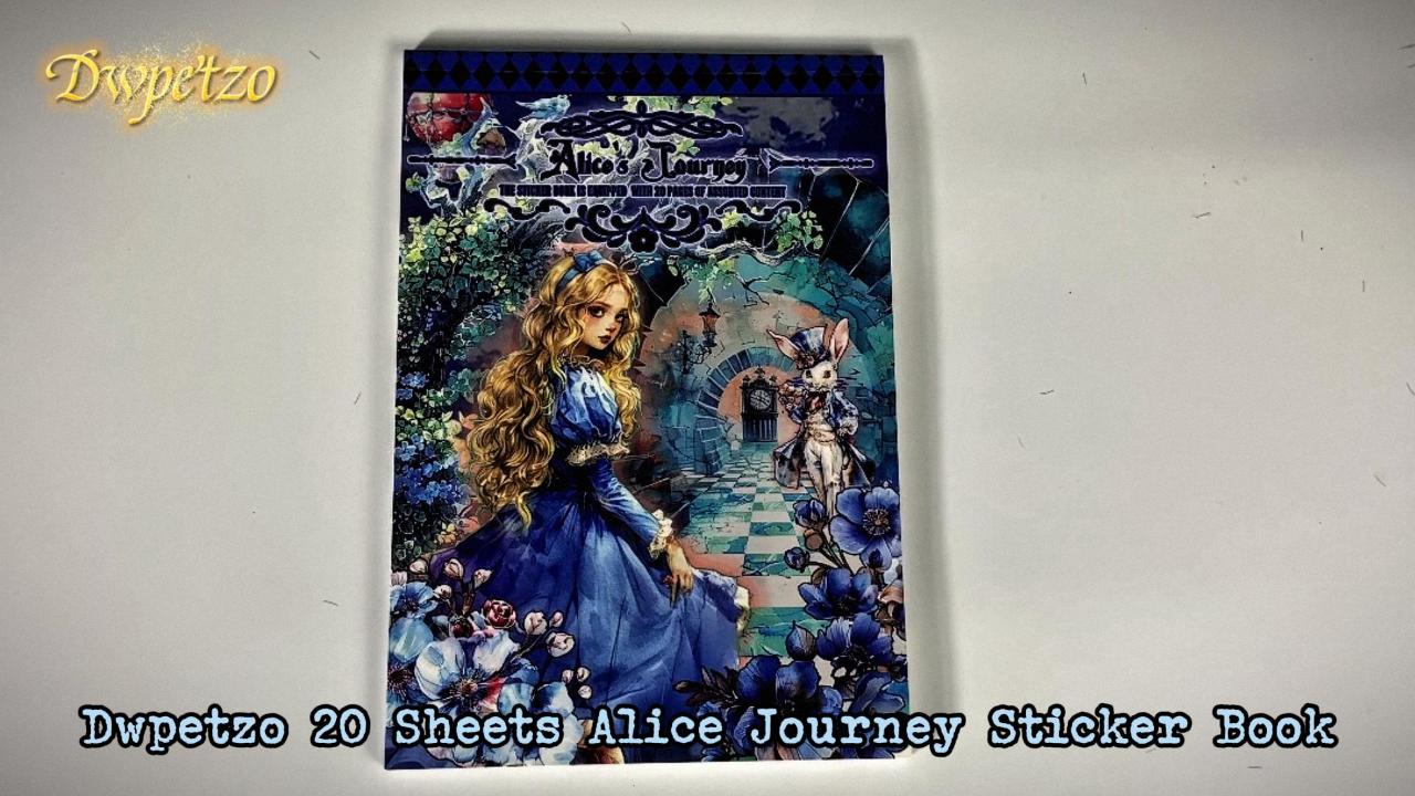 Amazon.com: Dwpetzo Vintage Alice's Journey Pre-Cut Journal