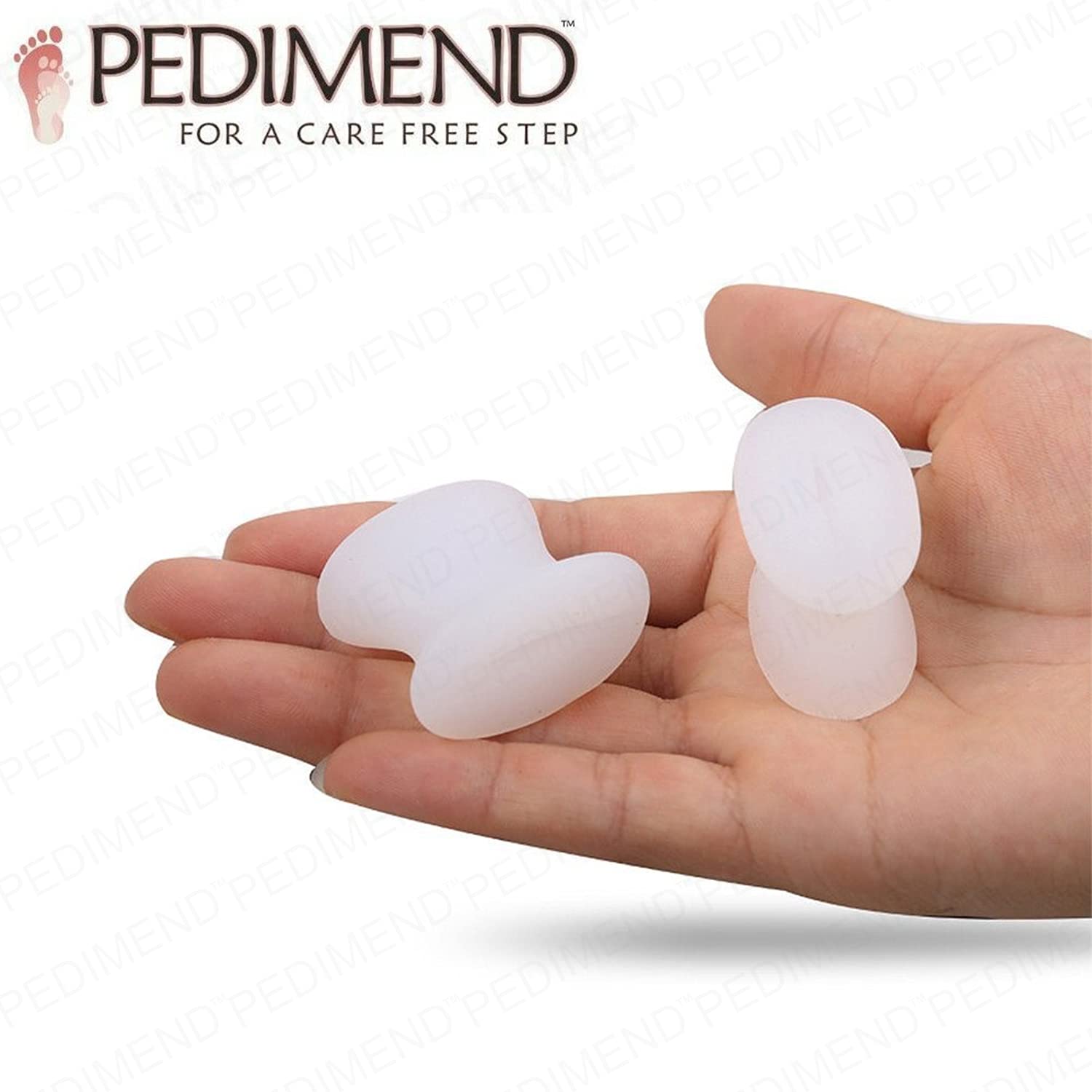 Pedimend originale gel Big Toe separatori crocette – (2PAIRS – 4pcs) | alleviare dolori dovuti a calli | alluce valgo sollievo dal dolore per uomini e donne | protegge riallineando & Moisturises