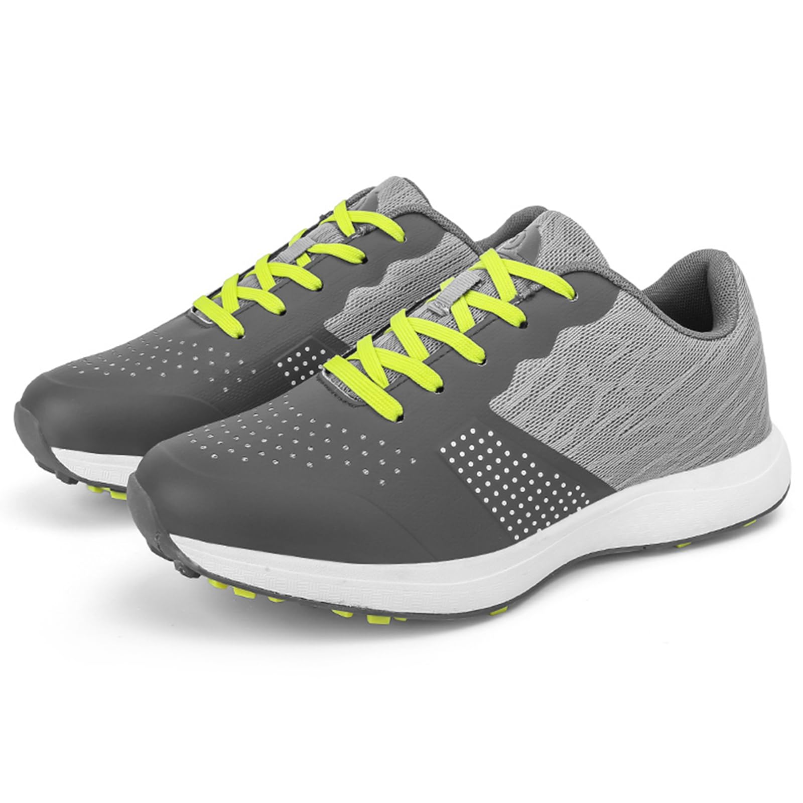 SDEQA Golfschuhe für Herren wasserdichte Professionelle Golfschuhe Turnschuhe atmungsaktive Für Den Outdoor- Und Indoor-Golf-Training
