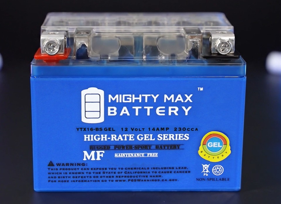 Amazon.com: Mighty Max Battery YTX16-BS GEL Battery for Kawasaki