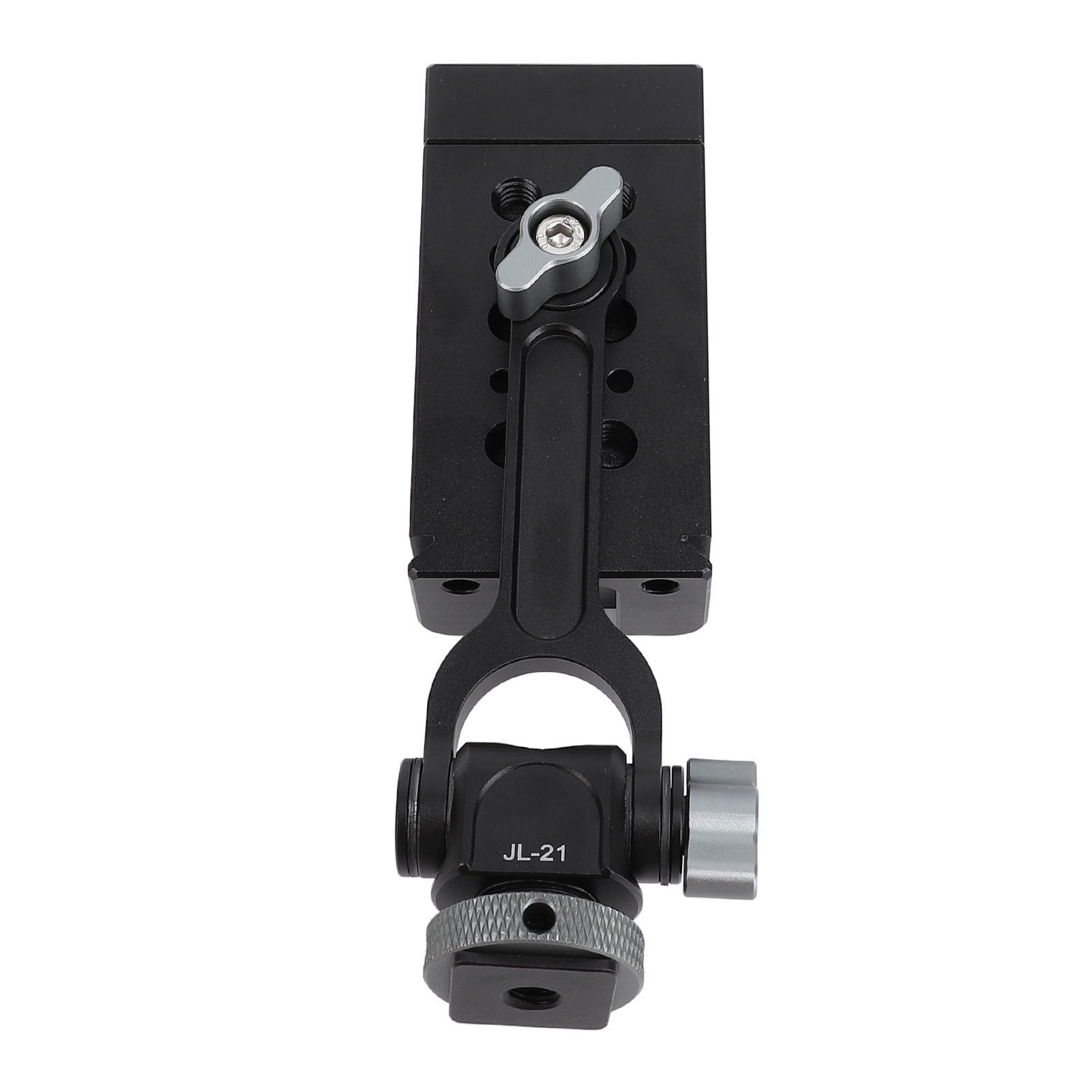 Adaptador de abrazadera para teléfono celular con soporte de zapata fría, rotación de 360 grados, trípode de aleación de aluminio, soporte para teléfono