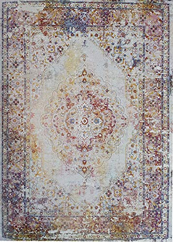 Muratap Klassich Orient Teppich Picasso Keshan - Traditioneller Orientalischer Perserteppich Modern...
