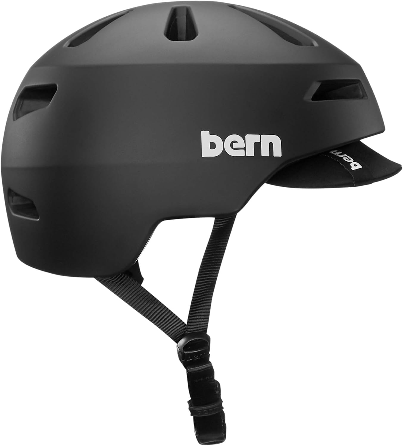 Bern, Brentwood 2.0 Helmet with Visor Large Matte Black