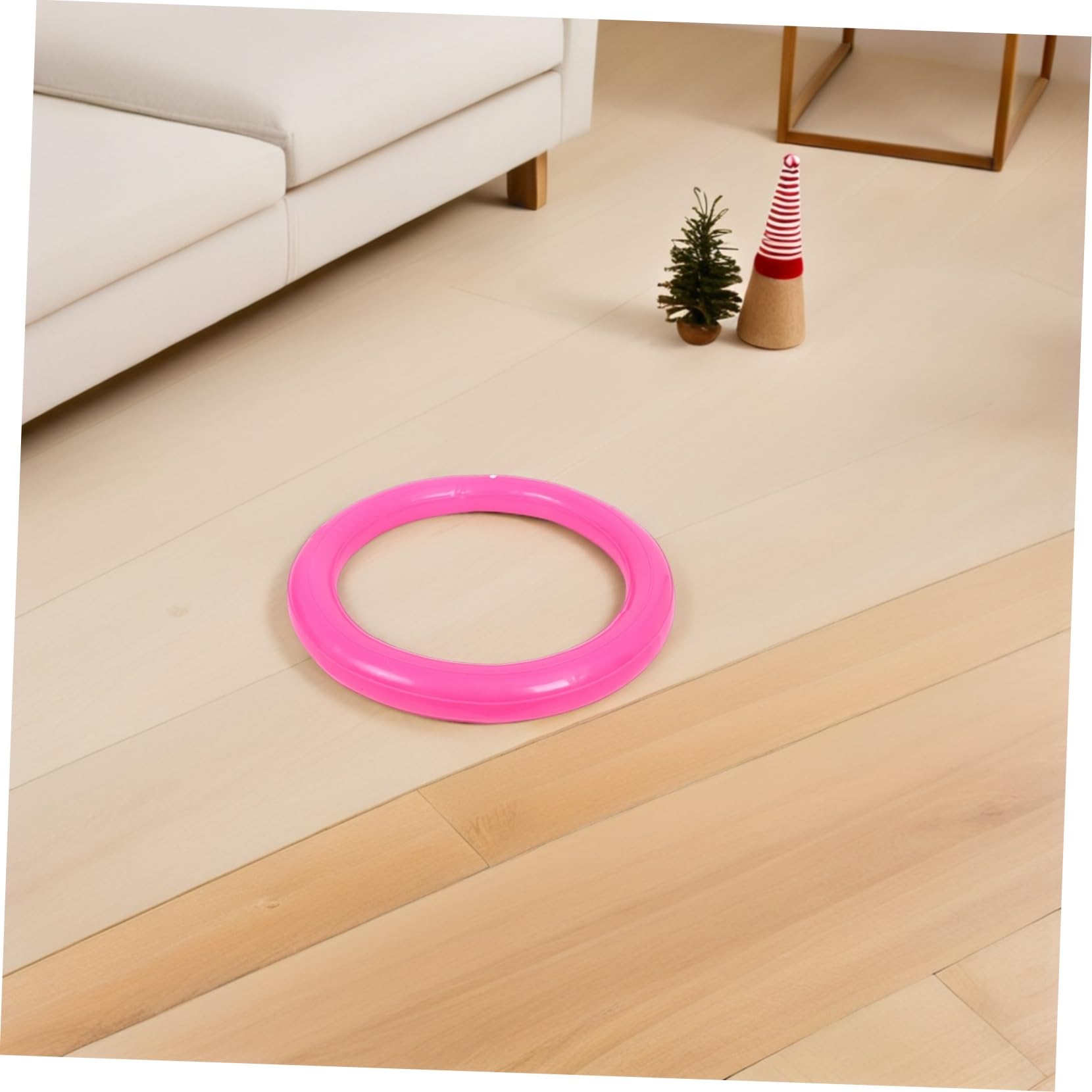 TOYANDONA per Yoga Ball in PVC Grigio Base Stabilizzatrice Antiscivolo per Palestra e Ufficio Supporto Imbottito per Pallone Fitness Mantiene la e Sicura Lesercizio