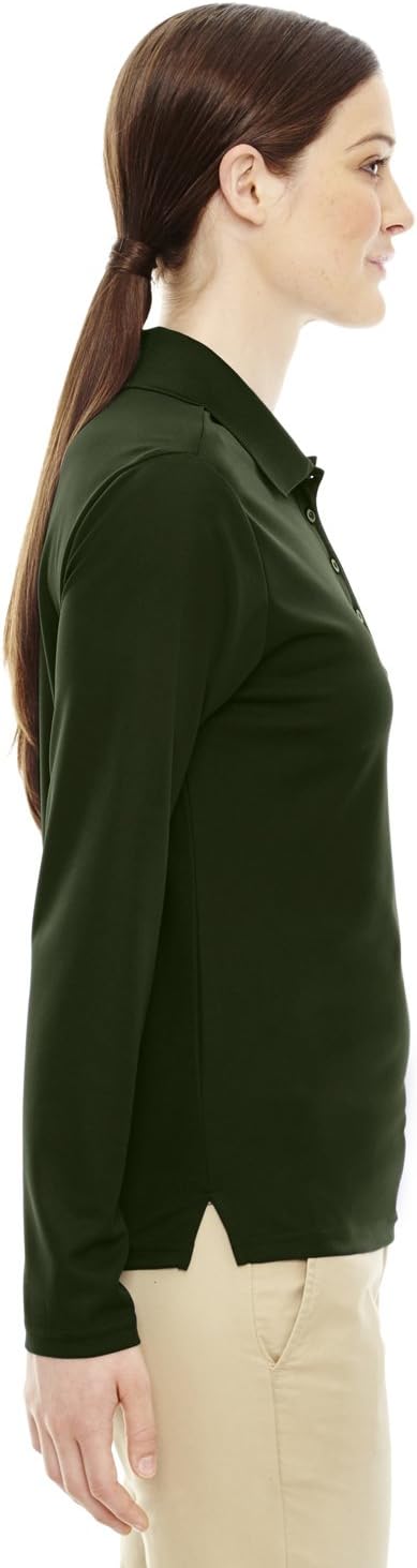 Ash City - Core 365 Ladies' Pinnacle Performance Long-Sleeve Piqué Polo M FOREST - Image 4