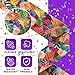 OK TAPE Patterned Kinesiology Tape, Elastic Physical Therapy Athletic Tape for Pain Relief & Muscle Support, Uncut Kinetic Tape, 2in x 16.4ft- 2 Rolls (Geometric)