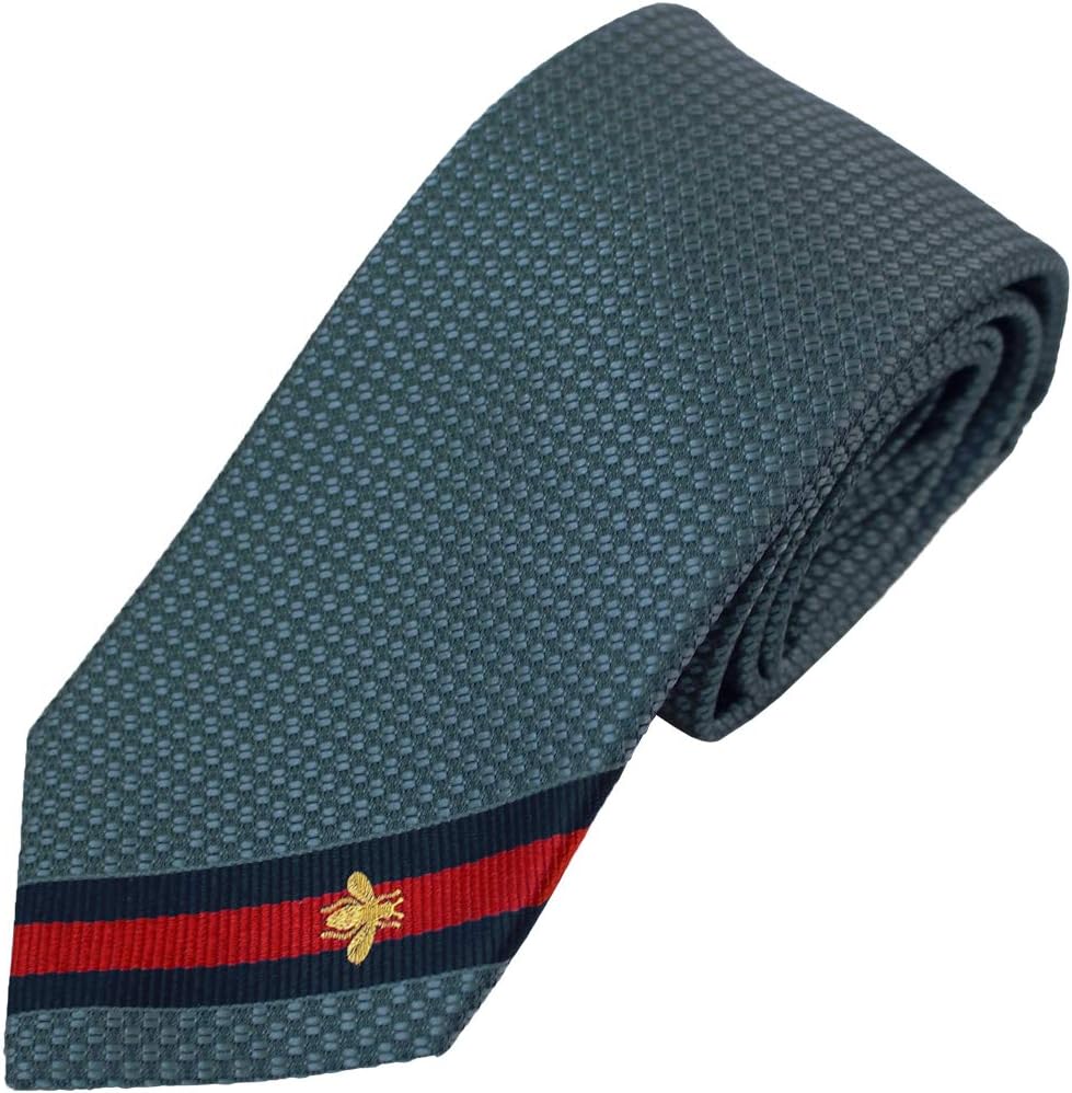 良品！HERMES ファソネ ネクタイ 青 ブルー 光沢有 H柄 良品！HERMES