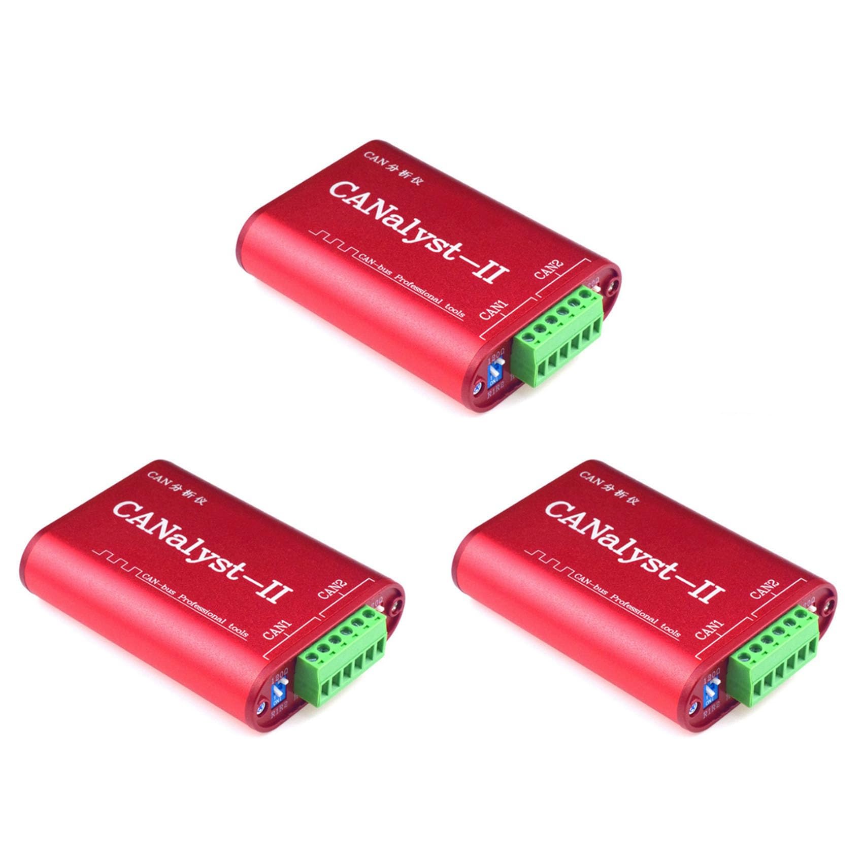 3X CAN Analyzer CANOpen J1939 Convertisseur USBCAN-2II Compatible avec ZLG USB Vers CAN USBalyst-II