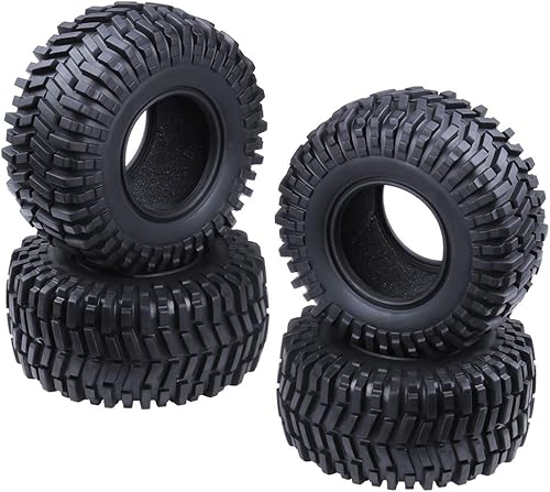 HobbyPark 2.2 Neumáticos de oruga para llantas de rueda 2.2 Beadlock para Traxxas TRX4 Axial SCX10 II AX10 Wraith D90 con insertos de espuma