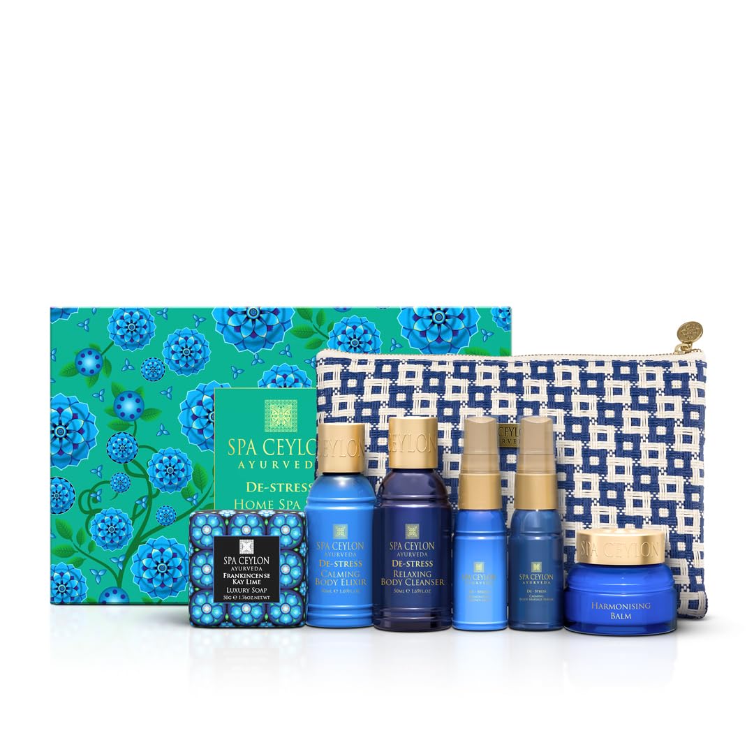 Amazon.com : SPA CEYLON De-stress Home Spa Set, Ayurvedic Spa Gift