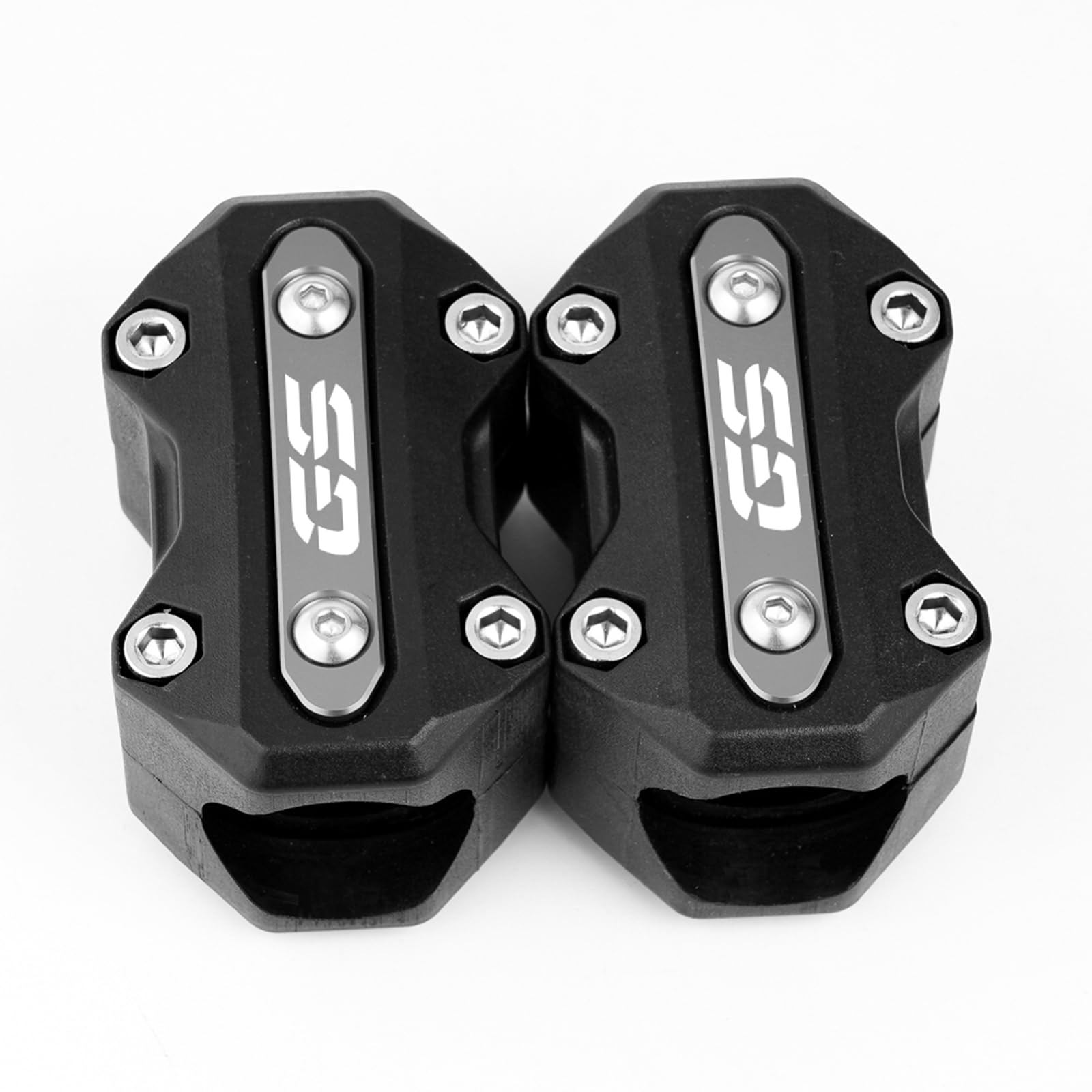 Universale Accessori moto per R1250GS R1200GS LC ADV F850GS F750GS F650GS G310GS Barra Anticollisione Protezione Paraurti Blocco Decorativo (Grigio)