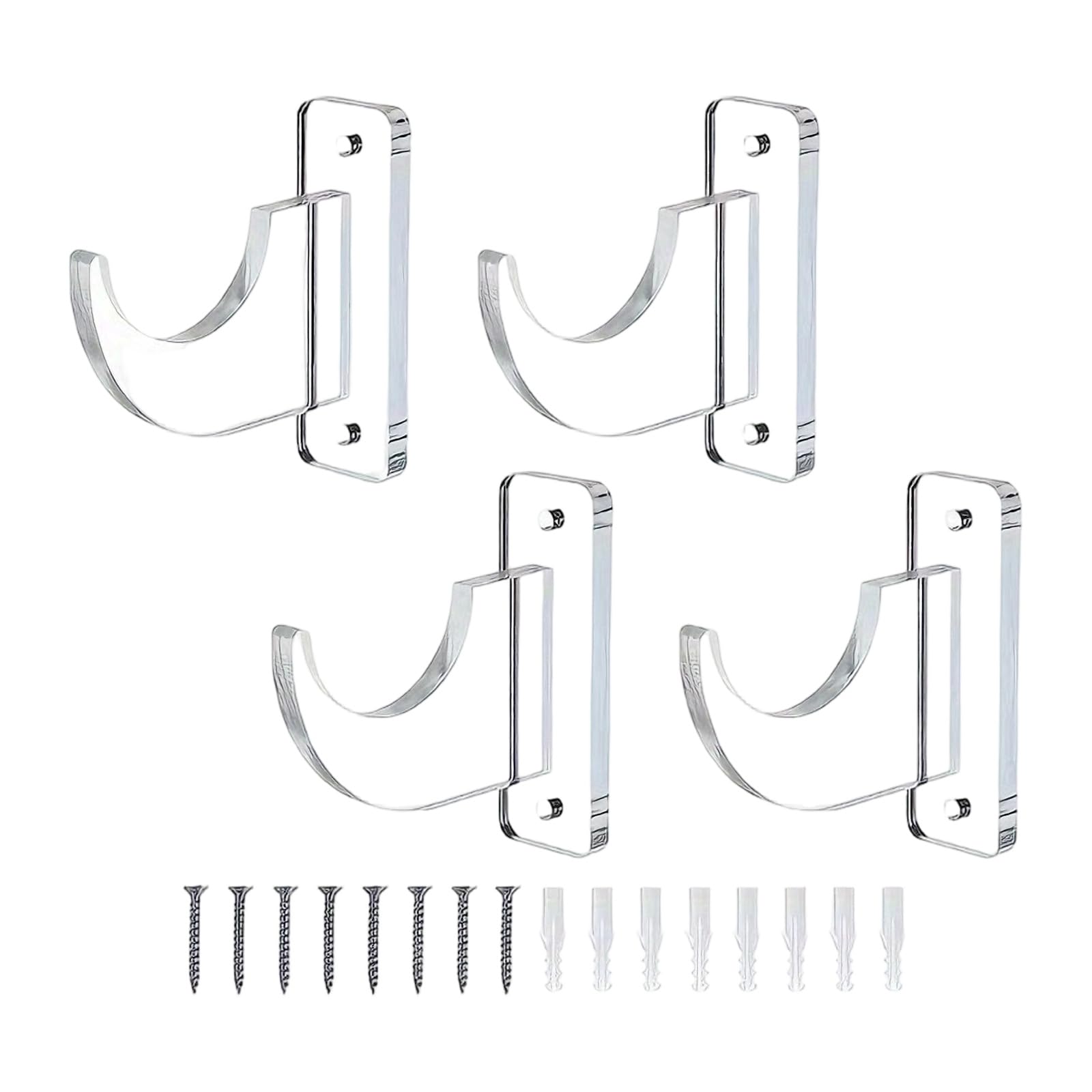 Tsophreniq 2 / 3Pairs Versatile Acrylic Mount Holder for Various Sized Swords and Light Sabers Suiting All Collector Needs Swords Holder