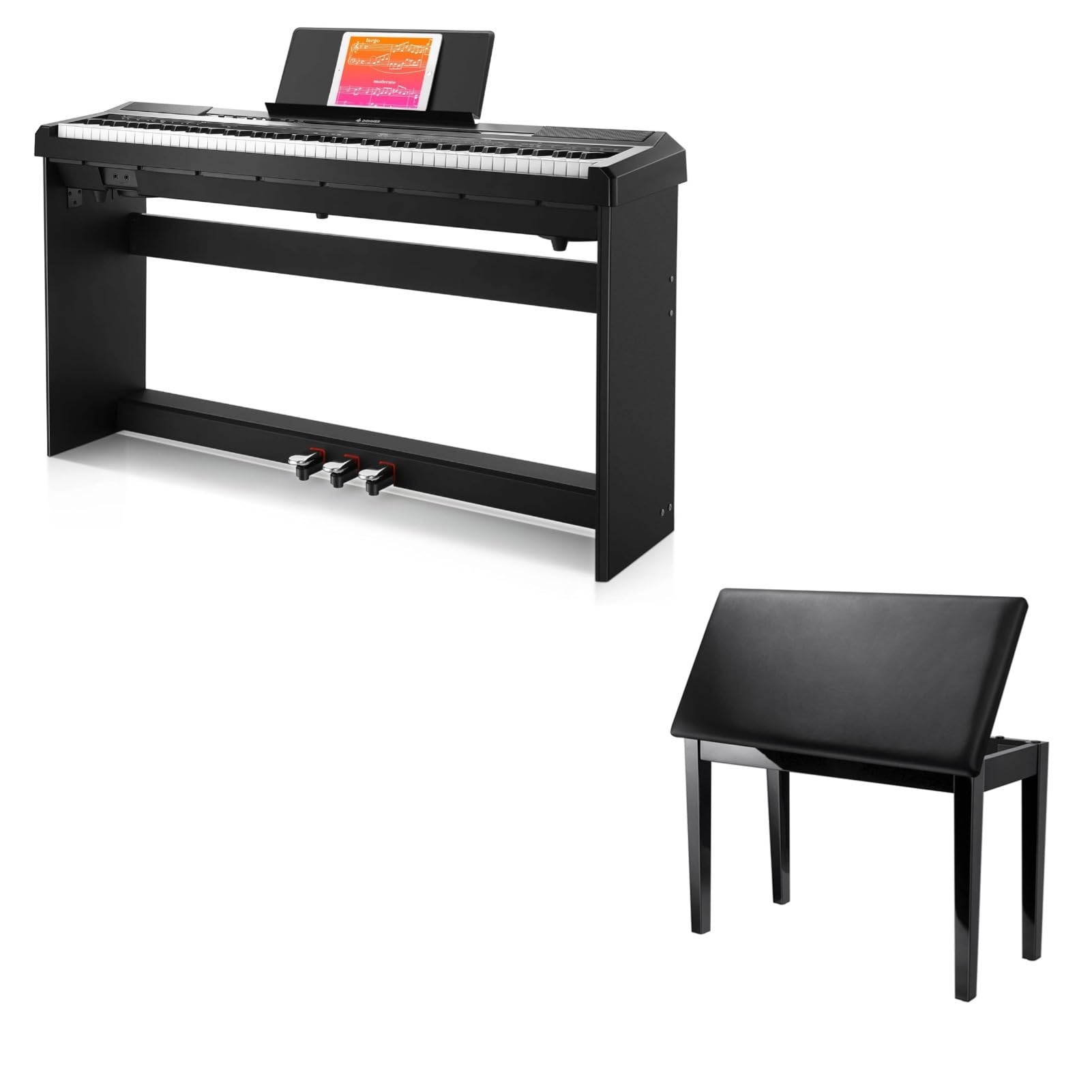Amazon.com: Donner DEP-10 Digital Piano 88 Key Semi-Weighted+