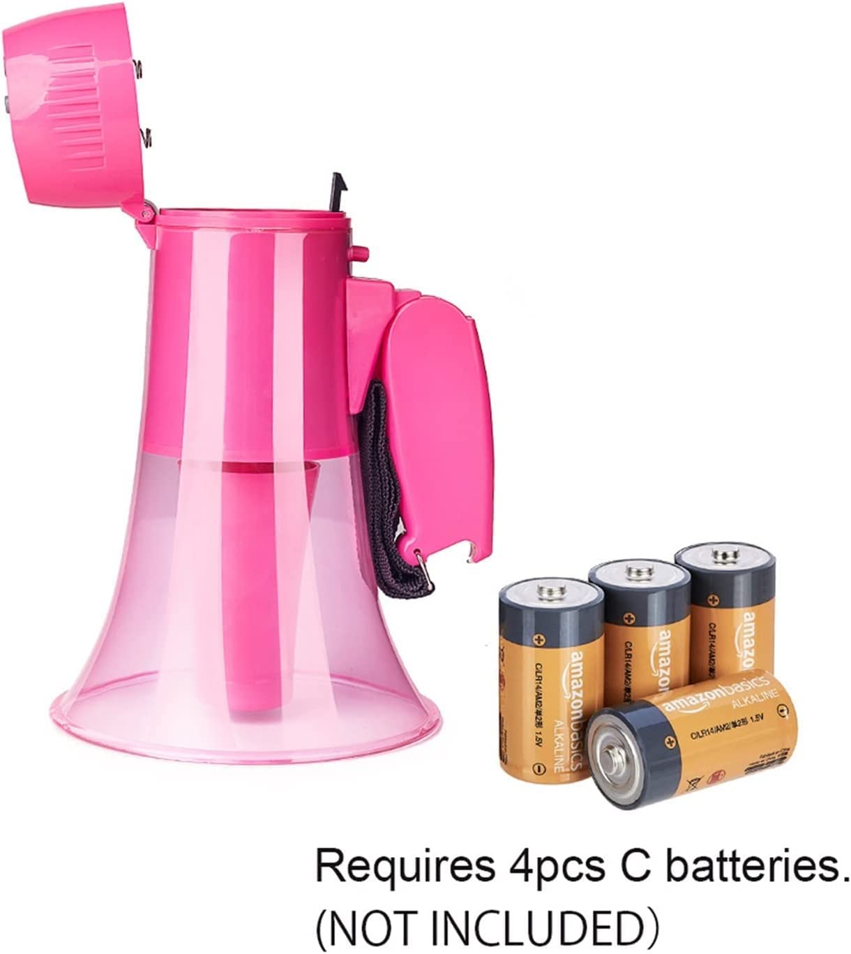 Bullhorn Haut-parleur mégaphone d'enregistrement des années 240 avec port USB 20 W avec sirène intégrée et mégaphone portable