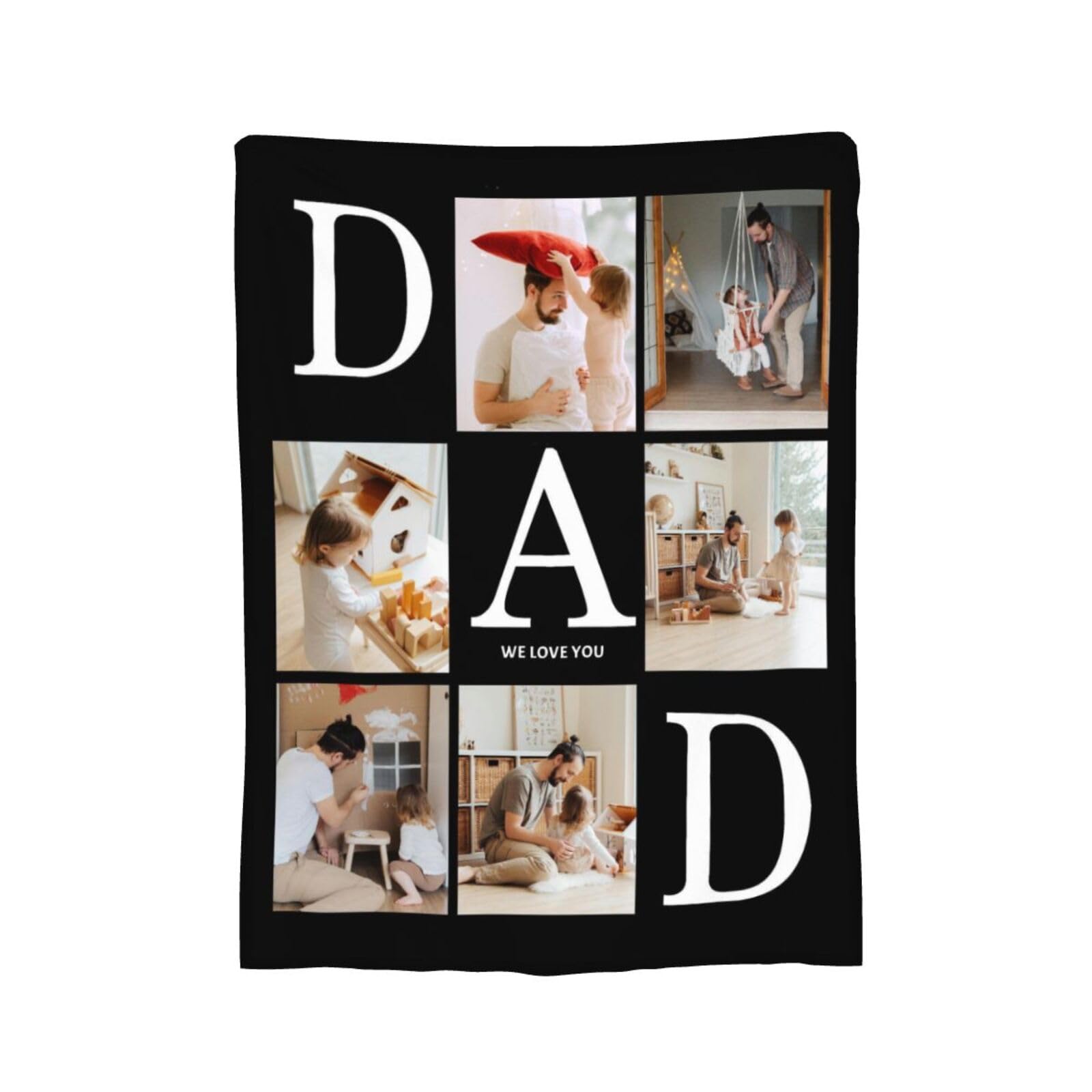 Dfggagdhs Personalized Baby Flannel blanket,Custom Name Picture blanket,Warm Comfort Throw,Newborn Gift blanket for Baby Shower Holiday