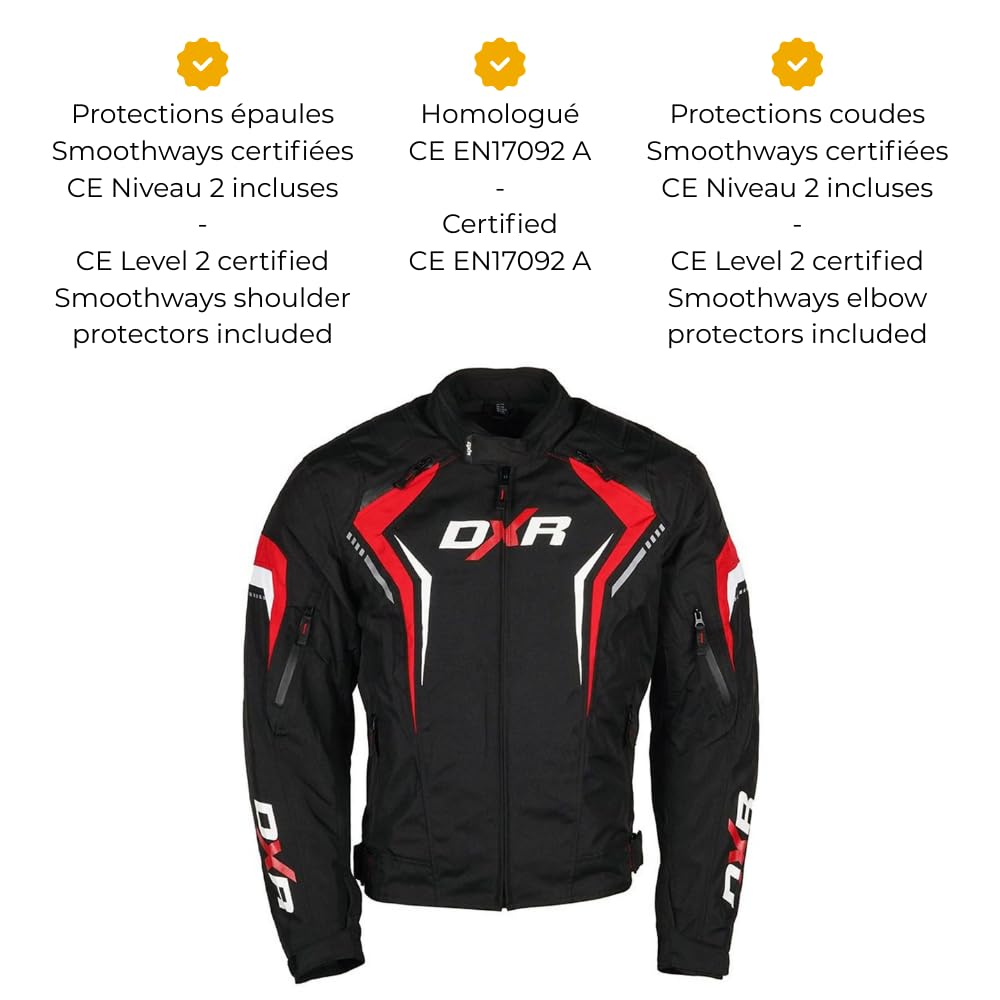 Blouson Moto SPARKER homme Homologué EN17092 A Toutes saisons L