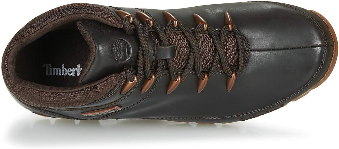 Timberland Men's Ankle Chukka Boots 8.5 Brown Dark Brown Full Grain