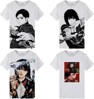 Tシャツ 対応日本三国 T-shirt 半袖 インナーシャツ 三角青輝 阿佐馬芳経 夏服 丸首 上着 肌着 日常着 カジュアル スポーツウェア 運動服 漫画服 コスチューム 大きいサイズ 涼しい ファッション 男女兼用 (色-5,XL) [並行輸入品]
