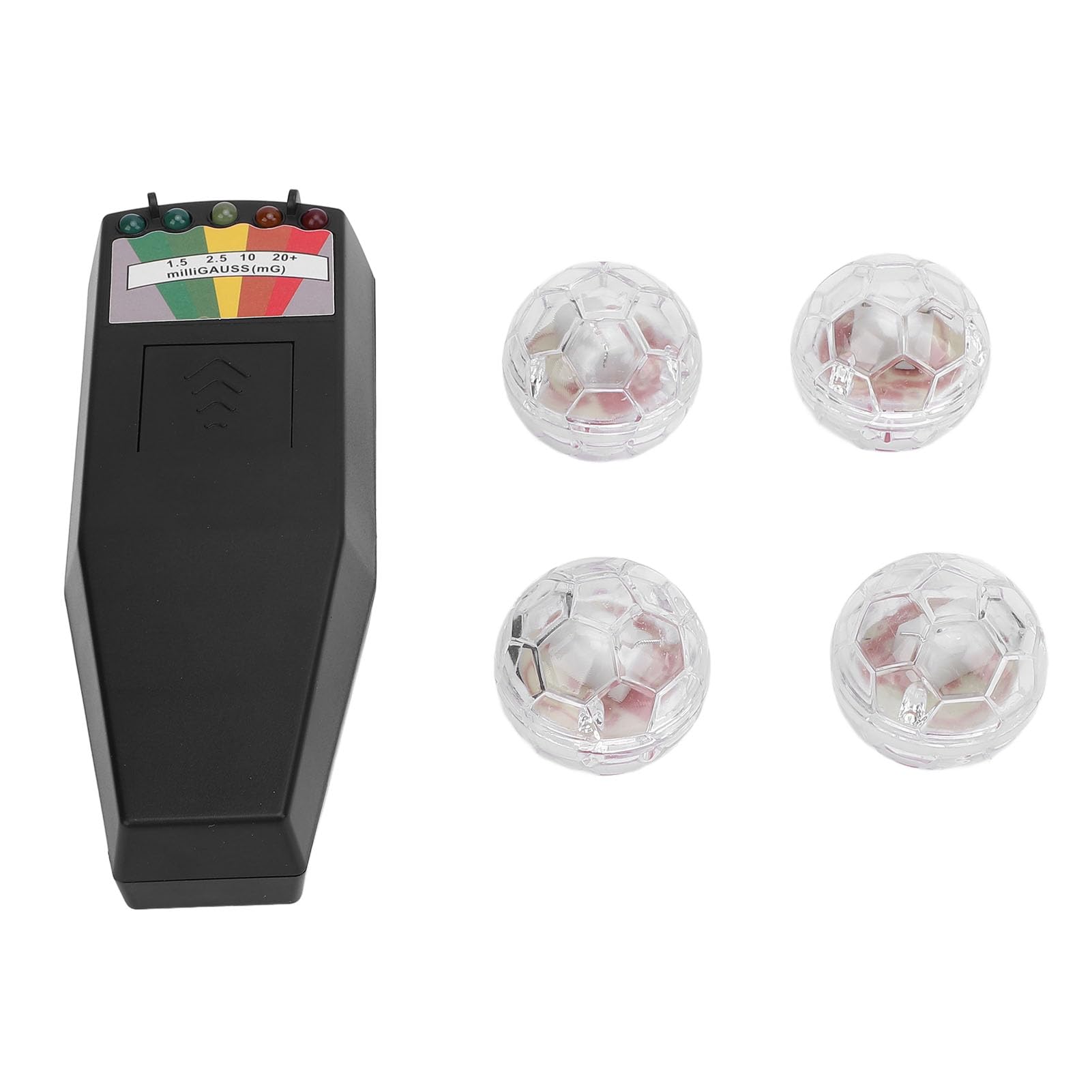 Fafeicy Kit de Equipos de Caza de Fantasmas con Medidor EMF y Bolas de Gato de Movimiento - Detector Paranormal para Uso en Casa, 50Hz a 2000MHz, 178 G