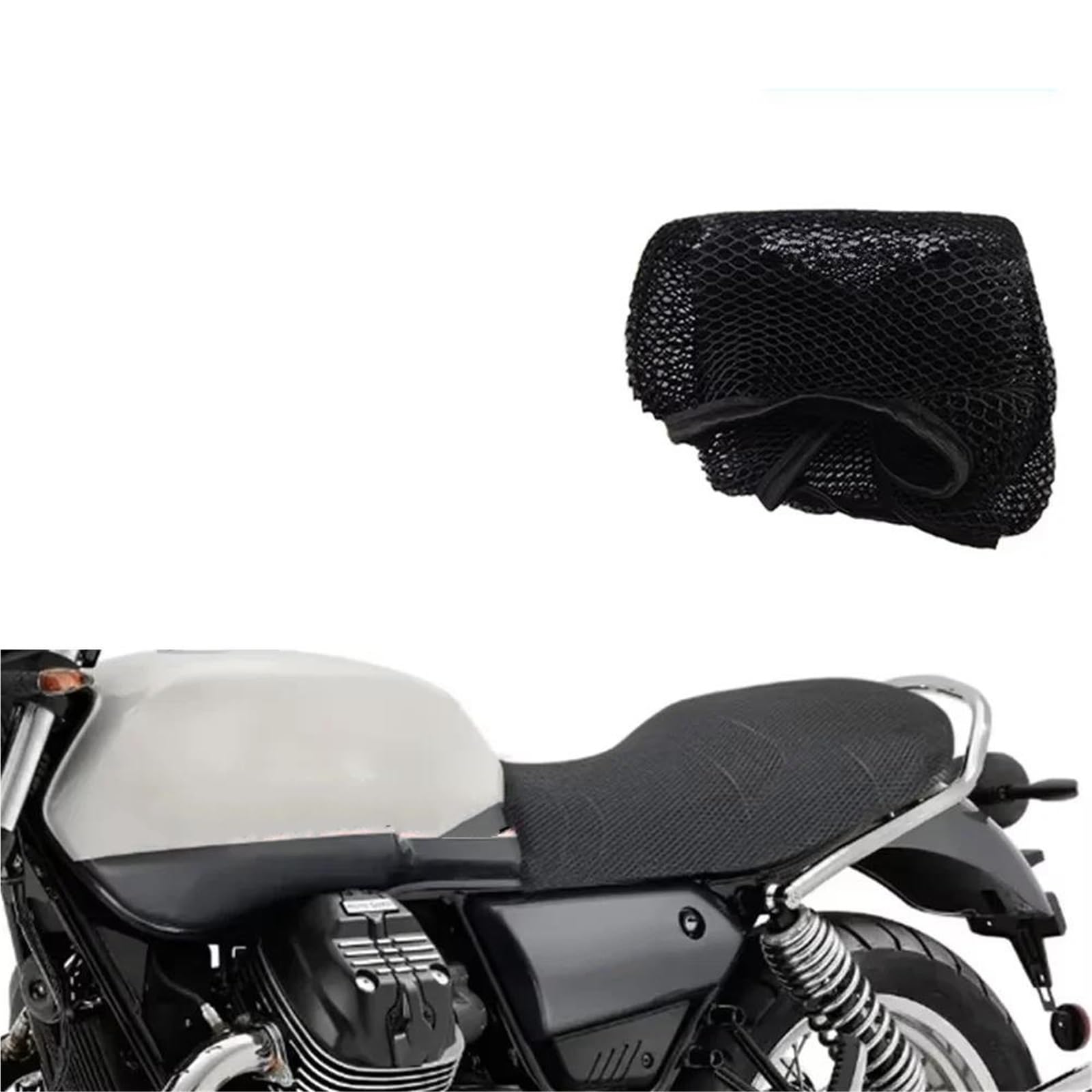 Generico Coprisedile Per Moto Per Guzzi V7 850 Special Per Stone coprisella
