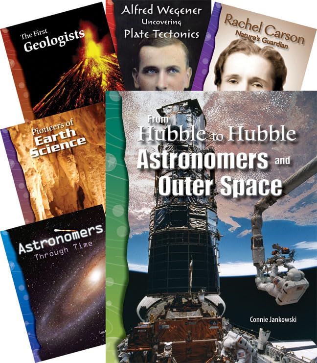 Teacher Created Materials - Science Readers: Exploring Earth & Space Science - 8 Book Set - Grades 6-8 - Guided Reading Level O - Q